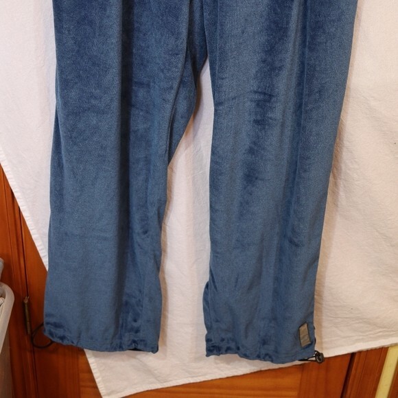Vintage Jordan Blue Velour Drawstring Pants  Joggers XXL Flawed - Picture 3 of 13